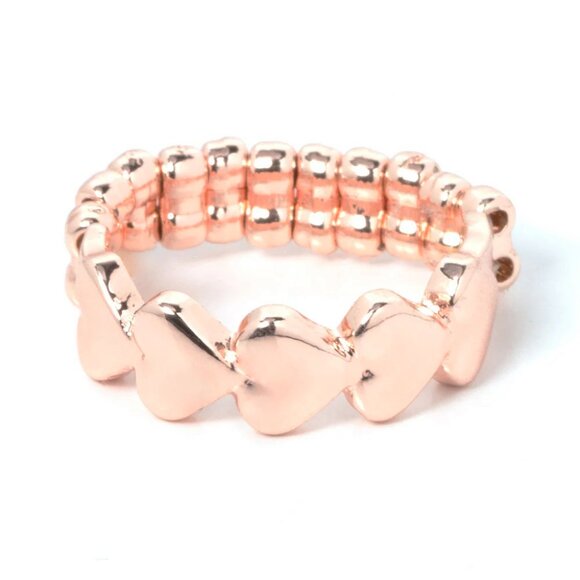 Paparazzi Jewelry Accessories - Rhythm of Love - Rose Gold Ring - Vintage - Picture 4 of 4